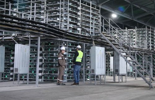 Large scale mining farm housing Canaan mining rigs