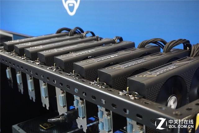 Various mining rigs including ASICs and GPU configurations ready for deployment